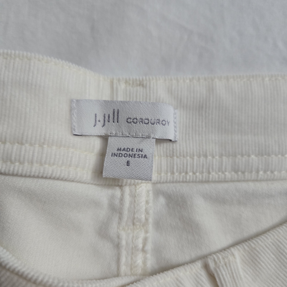 J. Jill Corduroy Trousers in Soft Cream